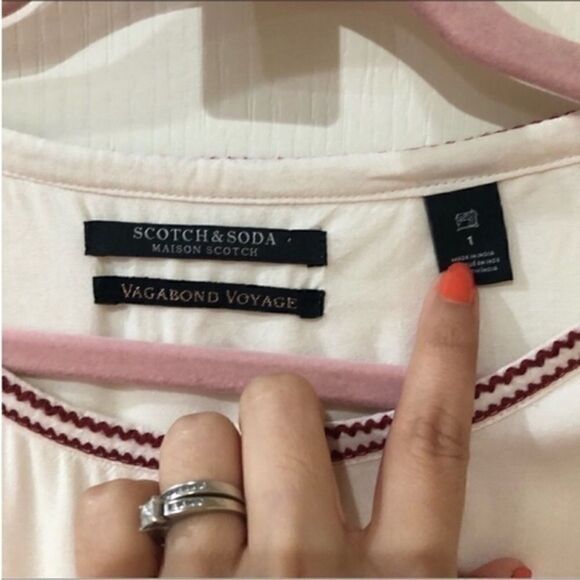 NWOT‎ Scotch and Soda Embroidered Blouse - Picture 3 of 7